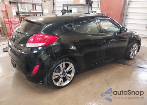 2013 Hyundai Veloster Base W/Black из США, поврежденный, VIN KMHTC6AD3DU146573